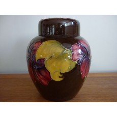 Moorcroft Hibiscus ginger jar