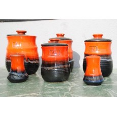 Vintage Ellis ceramic jars