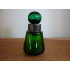 Green medicine bottle